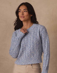 Women | Elise Crewneck Sweater | Sky