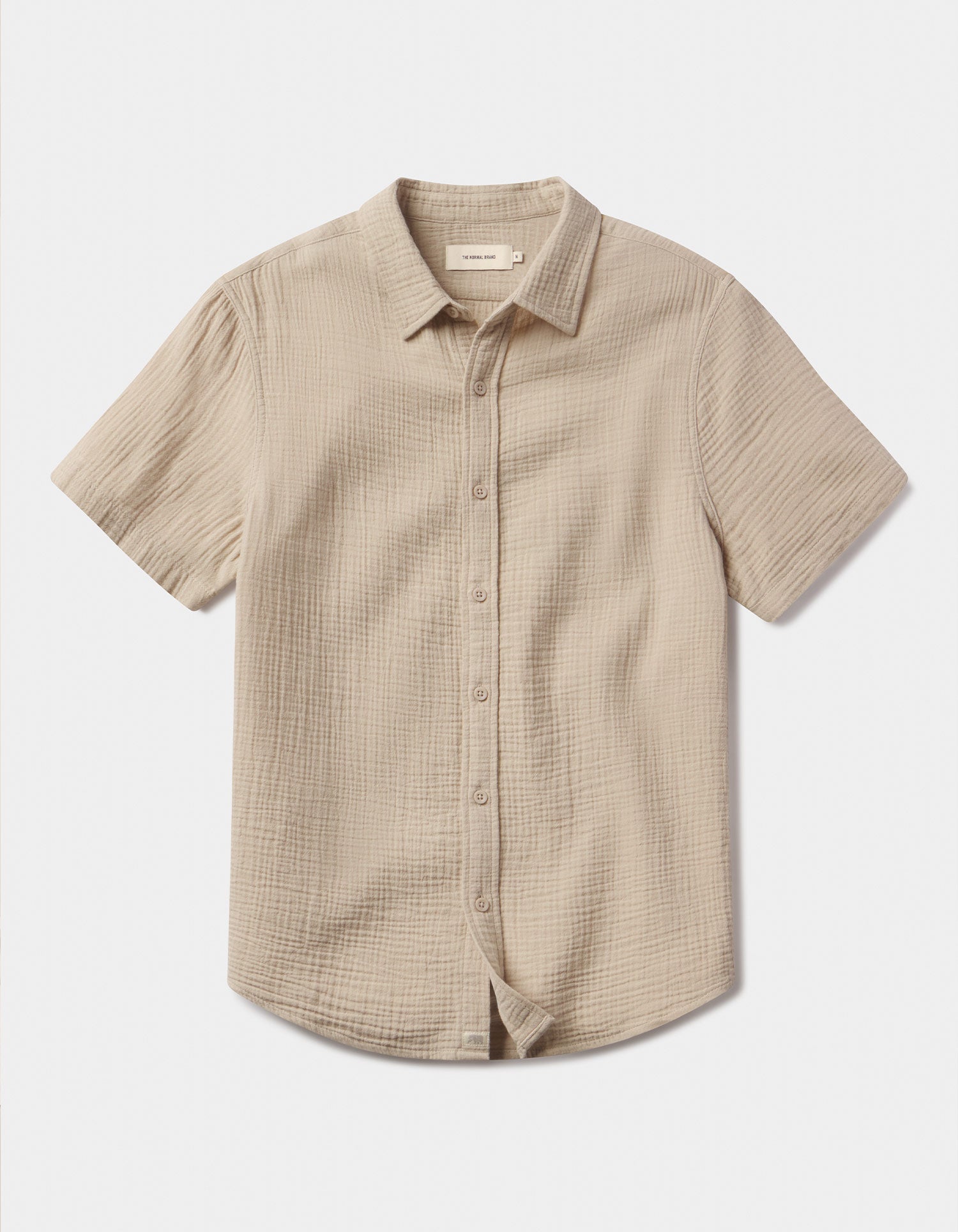 Men | Kalo Short Sleeve Button Up | Pumice