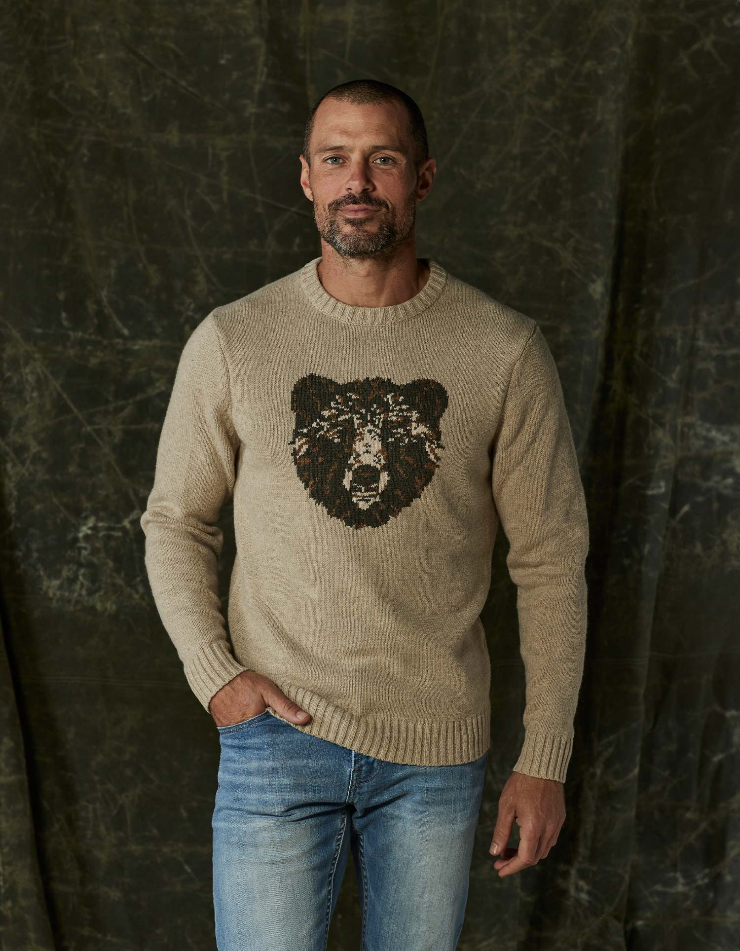 Men | Normal Bear Sweater | Oatmeal