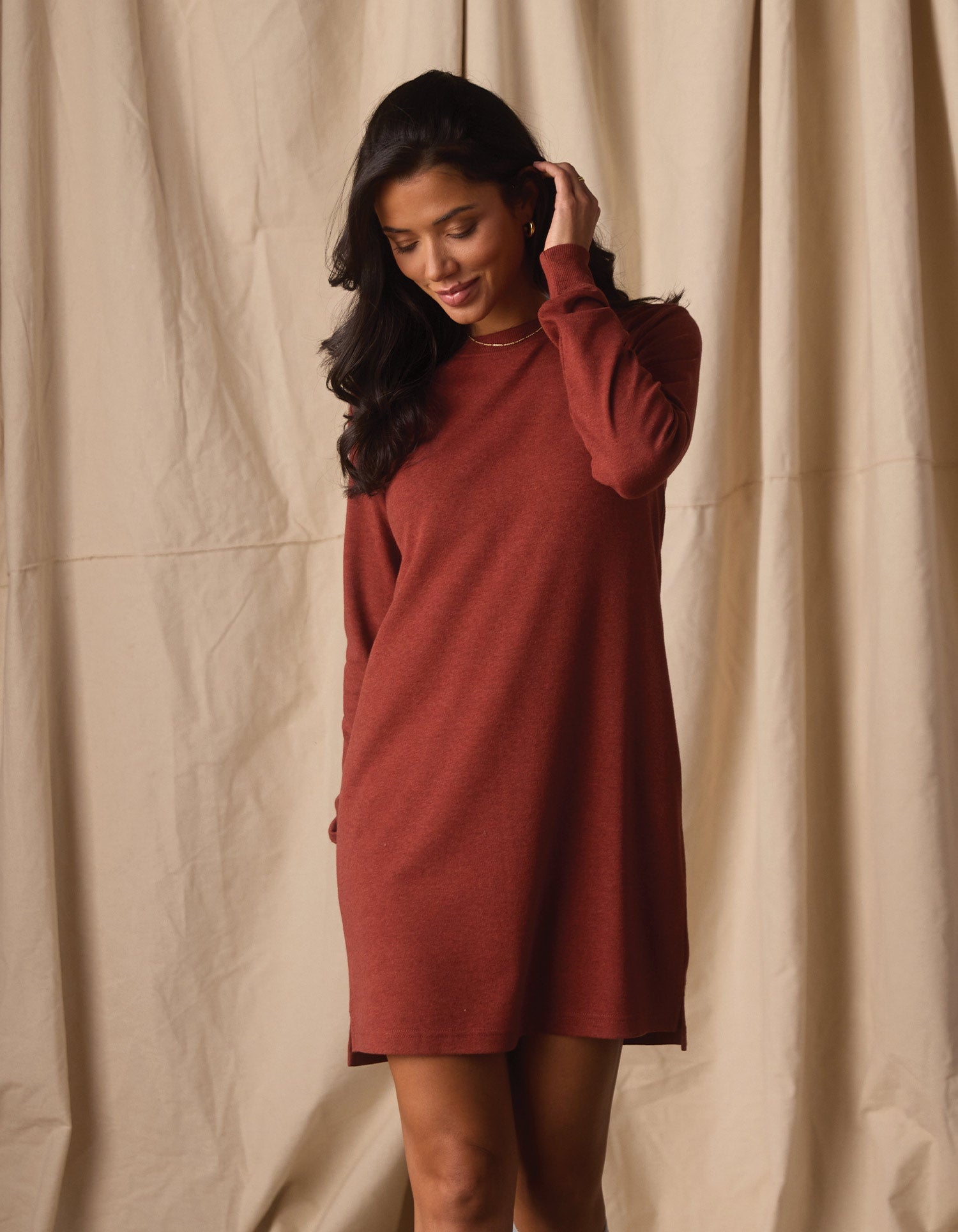 Women | Puremeso Everyday Dress | Terracotta