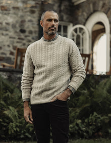 Men | Kennedy Cable Crew | Stone