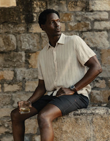 Men | Freshwater Everyday Shirt | Barolo Stripe