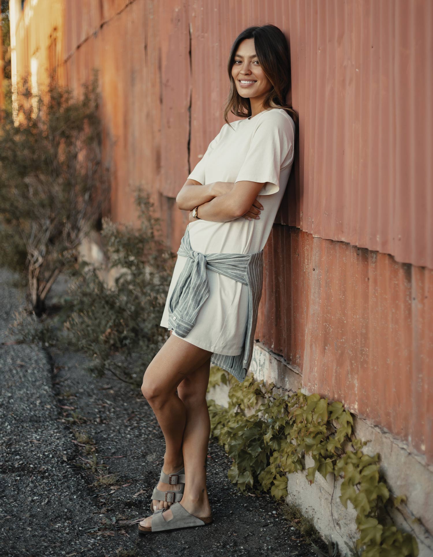 Women | Normal Jersey T-Shirt Dress | Canvas