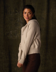 Women | Lola Full Zip Hoodie | Oat