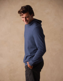 Men | Puremeso Essential Hoodie | Indigo Blue
