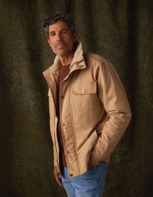 Men | Canvas Chore Coat | Camel