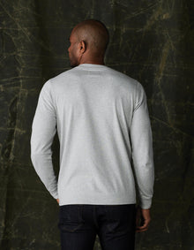 Men | Lennox Jersey Long Sleeve Tee | Heather Grey