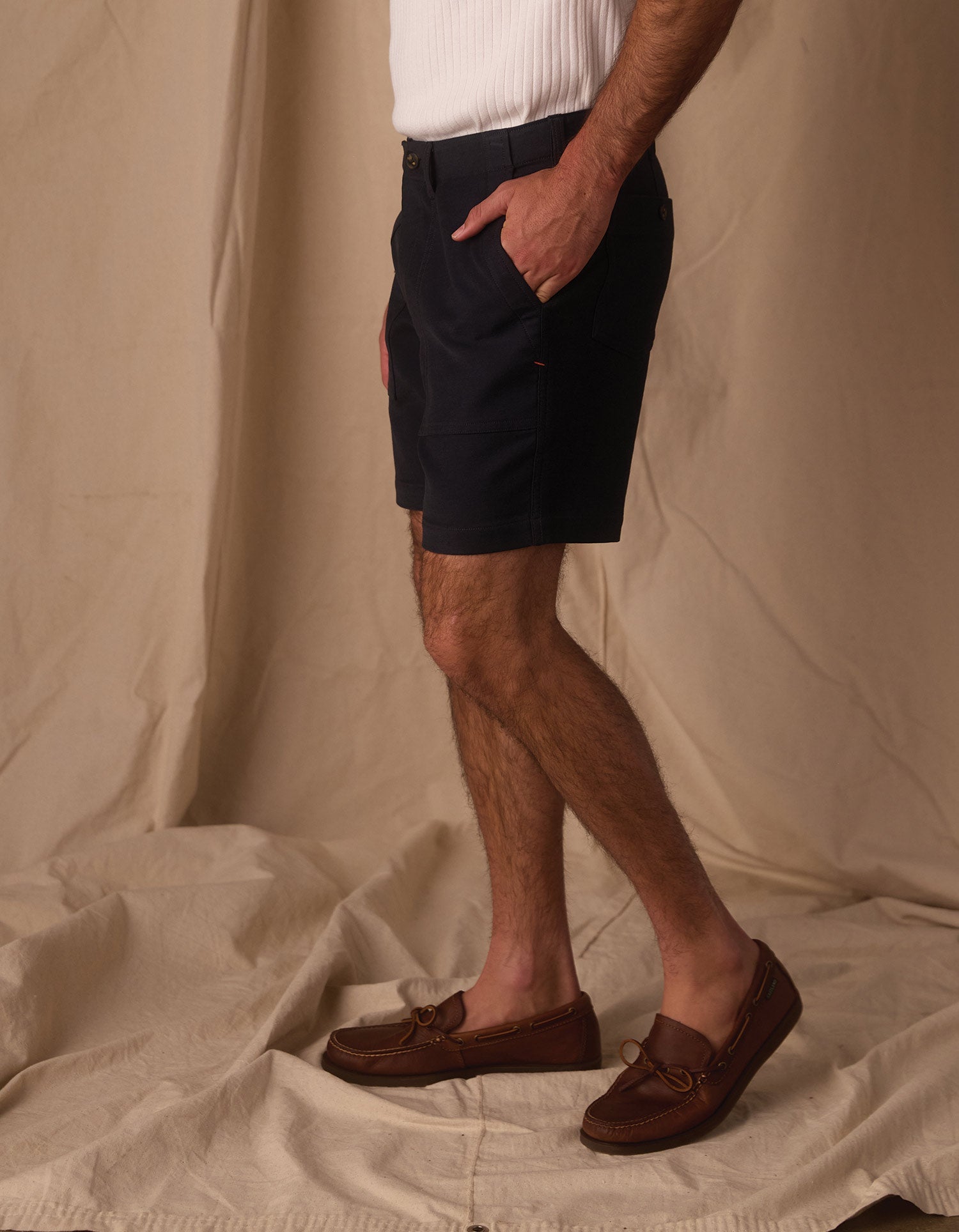 Men | Comfort Terry Utility Short | Navy