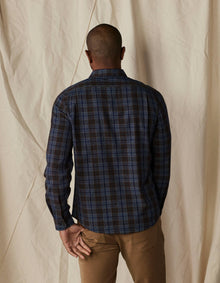 Men | Nikko Button Up Shirt | Brown Plaid
