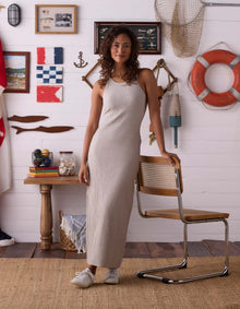 Women | Claire Knit Maxi Dress | Sandstone