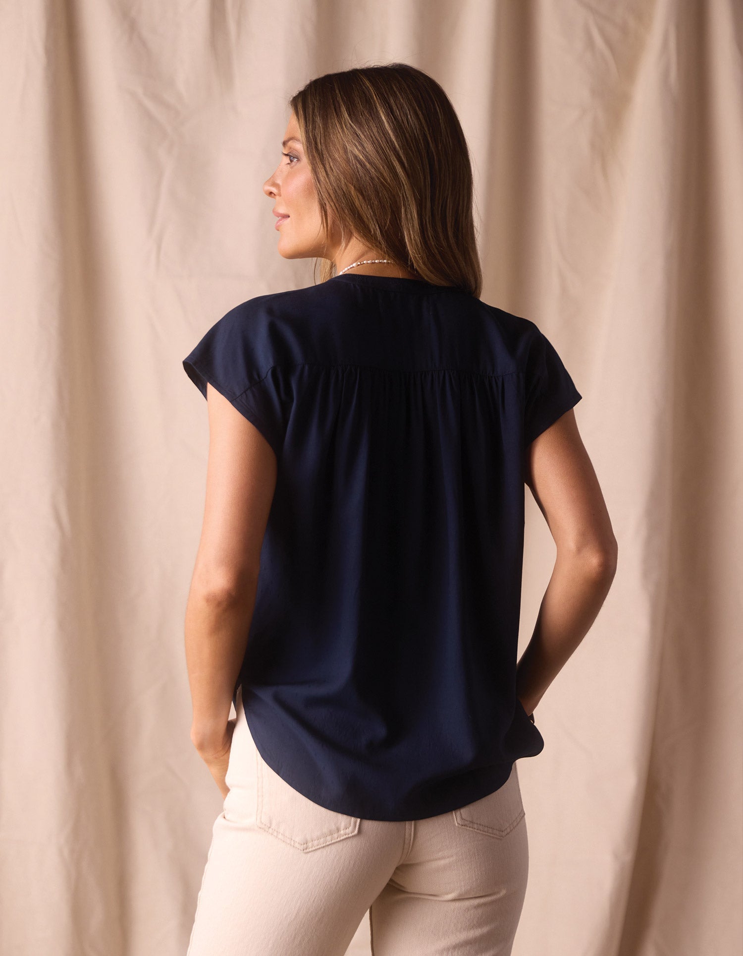 Women | Estella Blouse | Normal Navy