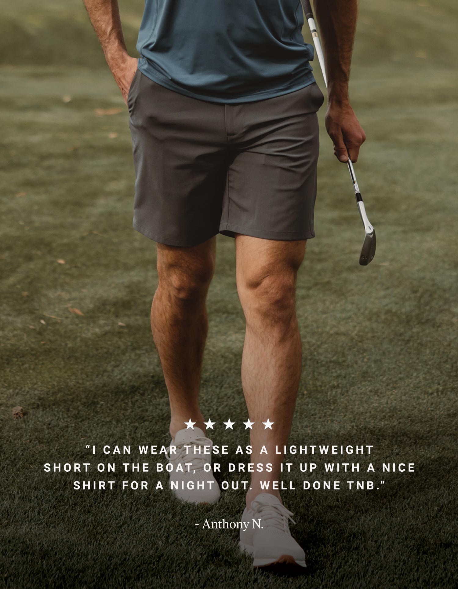 Men | Hybrid Short | Steel