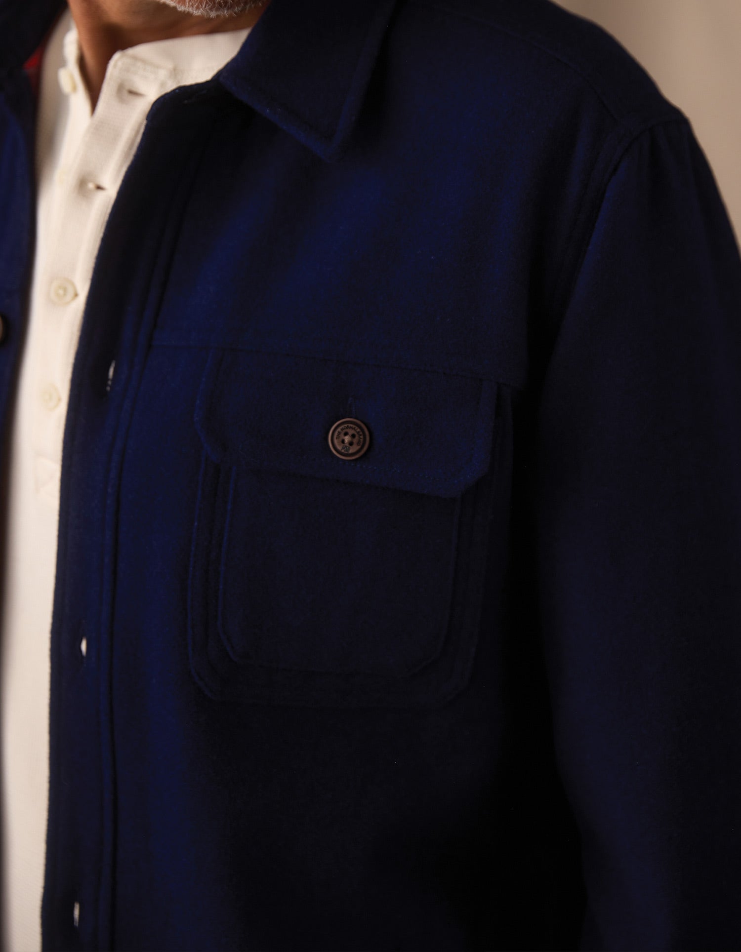 Men | Brightside Flannel Lined Workwear Jacket | Navy