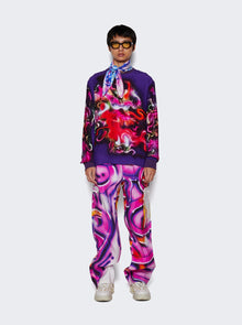 Men | Casella Meyer | Silk Cargo Pants | Purple