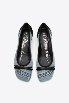 ID Soft Ballerina Pump | Black/Blue