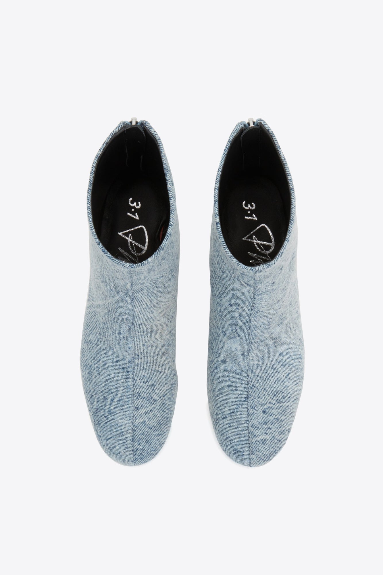 Nadia Heel Boot | Washed Indigo