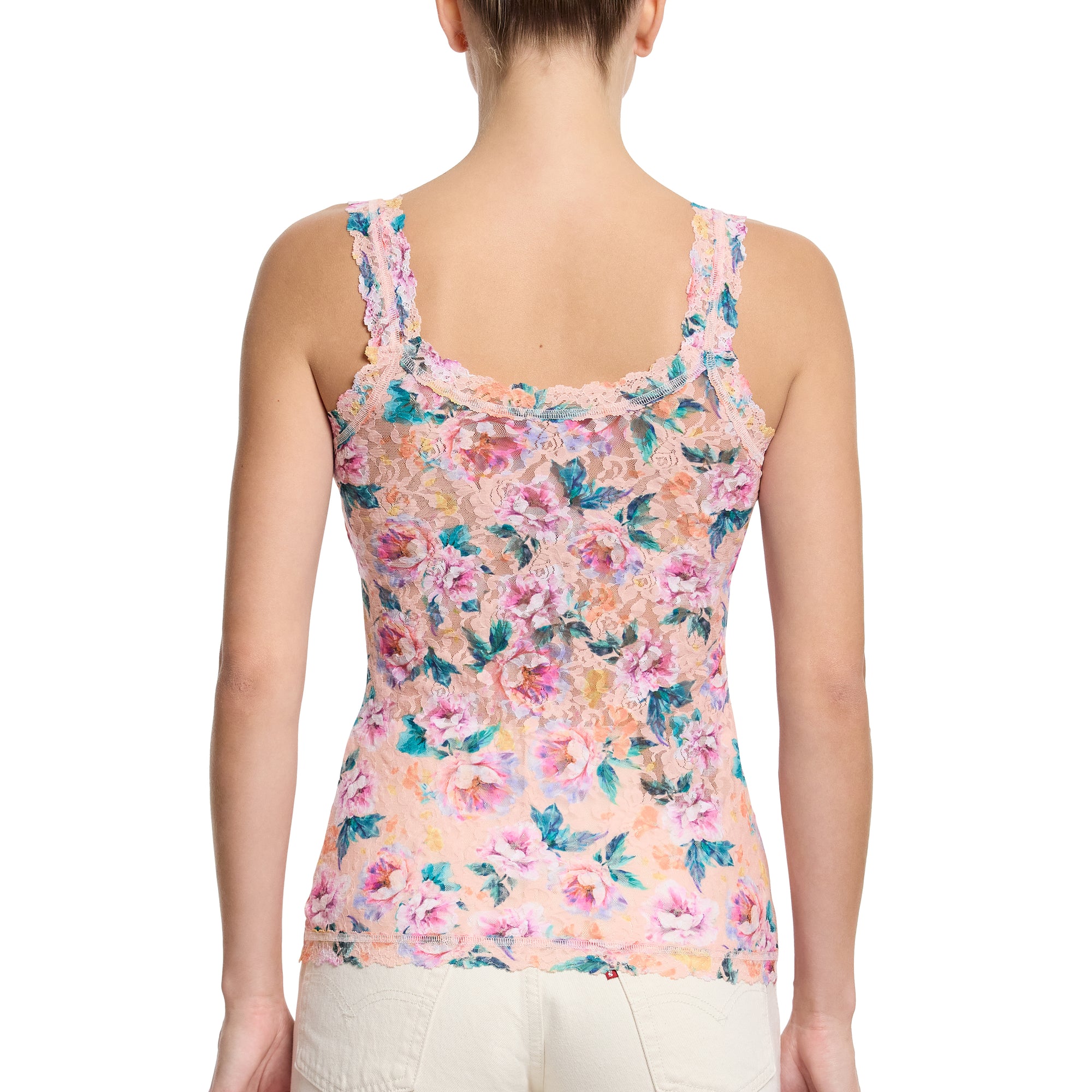 Signature Lace Unlined Camisole | Buy Myself Flowers (Peach)