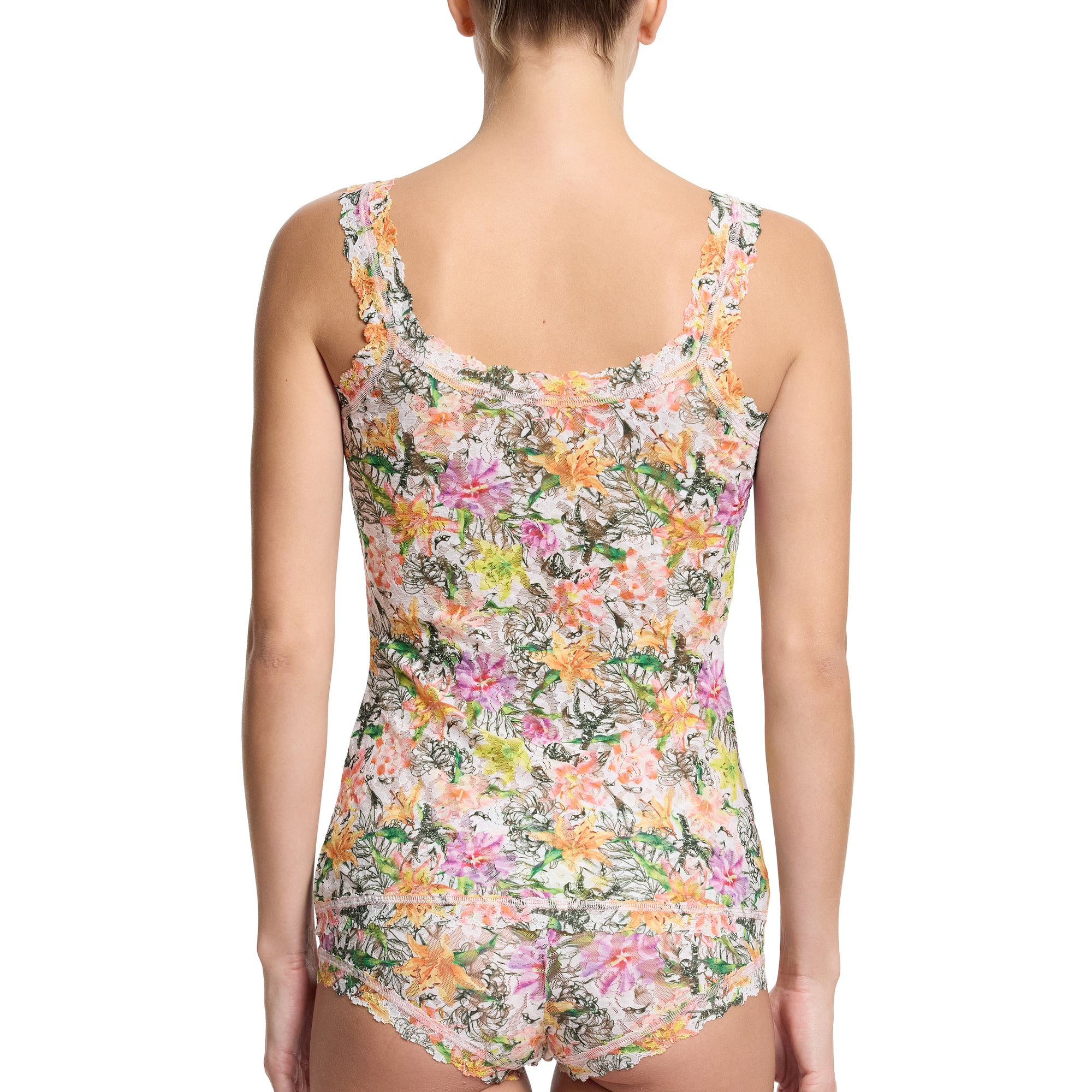 Signature Lace Unlined Camisole | Botany (White)