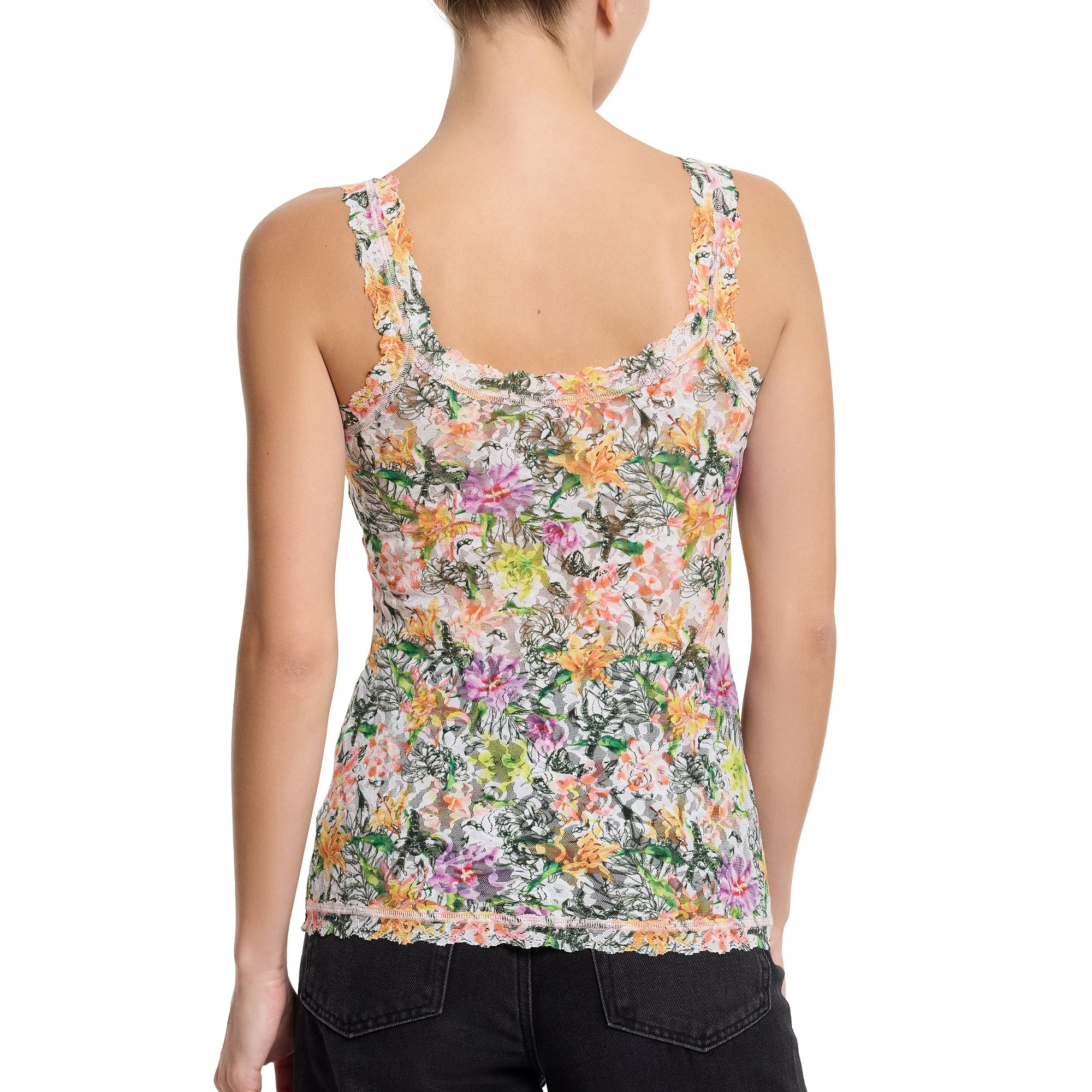 Signature Lace Unlined Camisole | Botany (White)
