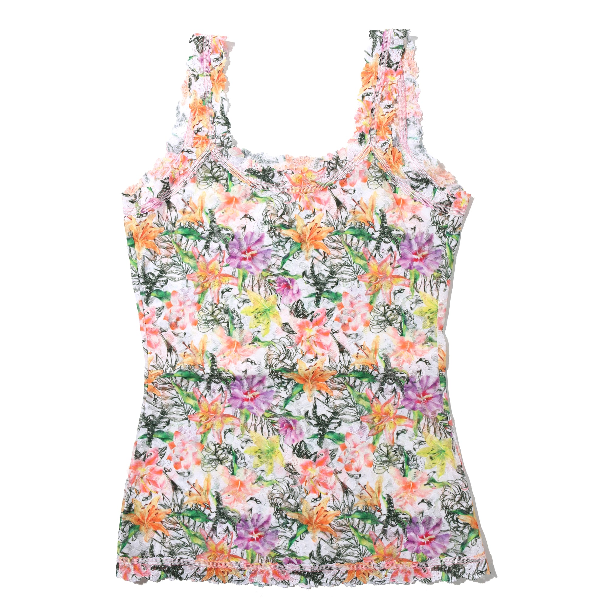 Signature Lace Unlined Camisole | Botany (White)