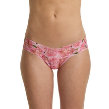 Signature Lace Low Rise Thong | Dancing Petals (Pink)