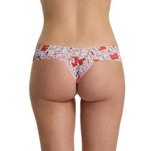 Signature Lace Low Rise Thong | With Love (White)