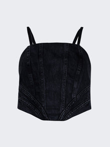Women | Amiri | Corset | Faded Black
