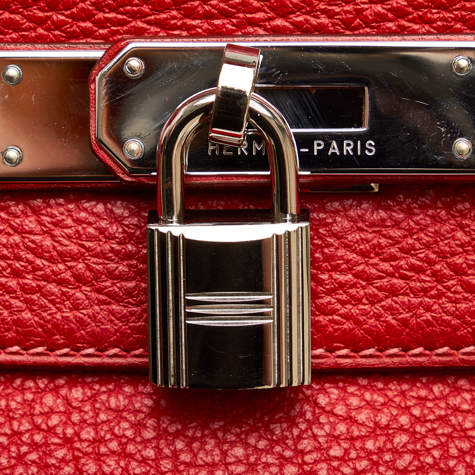 Hermes | Pre-Owned Togo Kelly 35 | Red