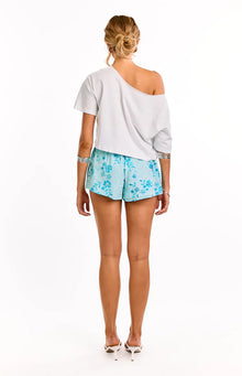 Paros Beaded Mini Shorts | Blue