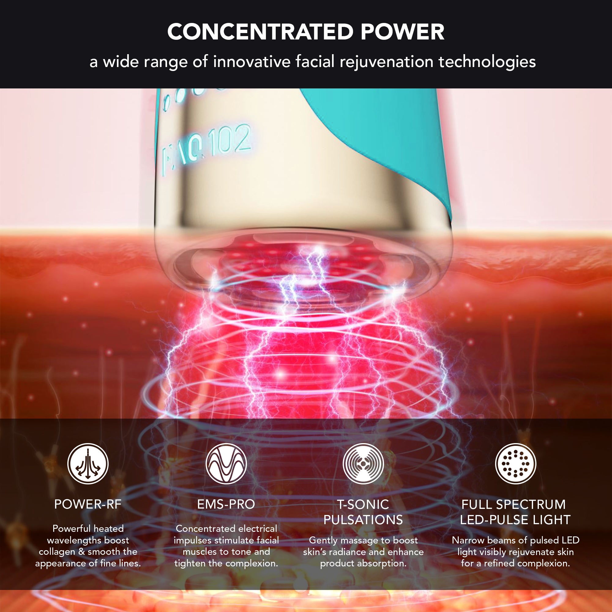 FAQ 102 Radio Frequency, EMS & LED Facial Rejuvenation Device | Topaz