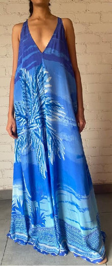 Hemant & Nandita | Soma Long Dress | Blue