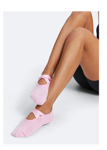 Pilates Grip Socks | Raspberry Pink