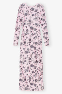 Pink Floral Printed Dress | Corsage
