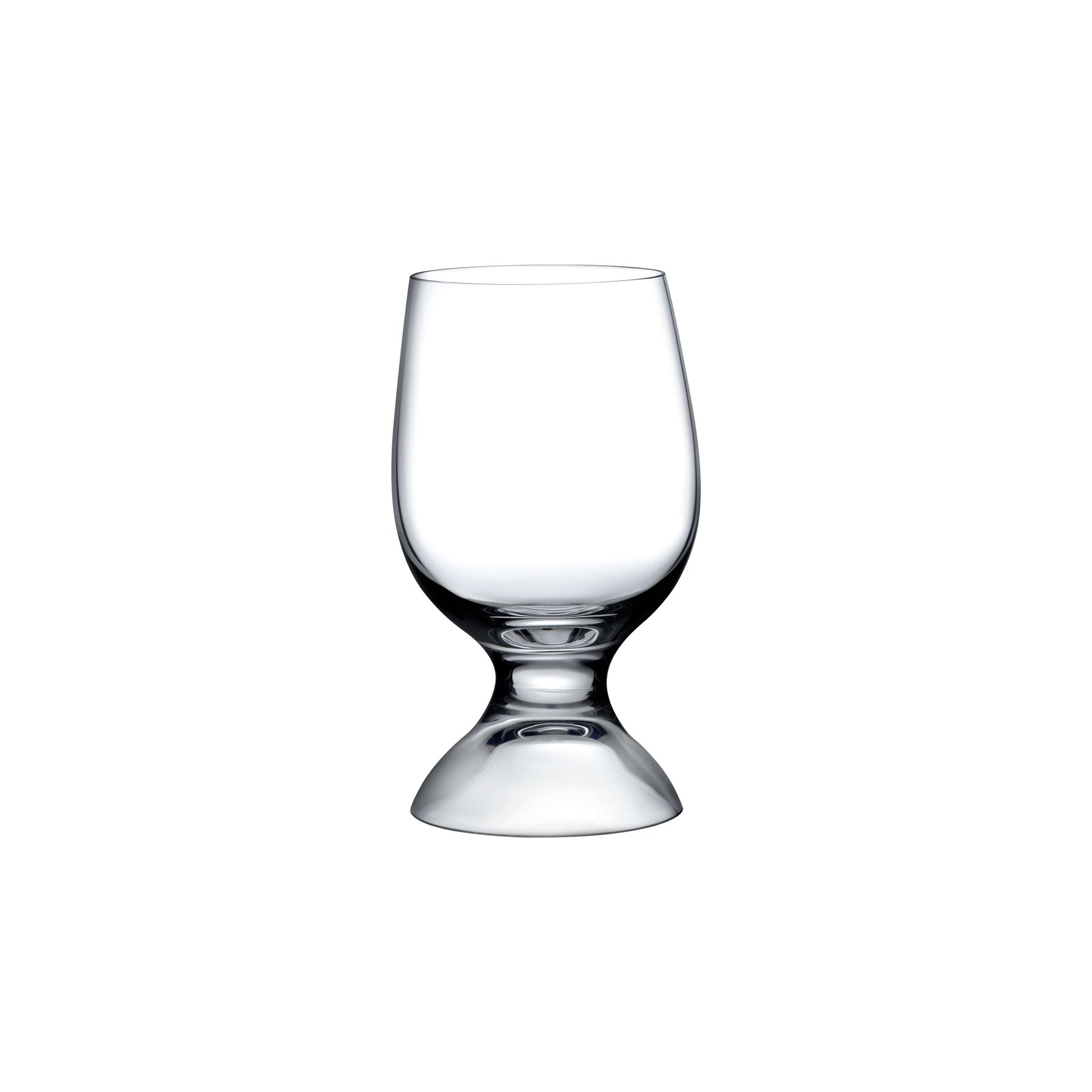 Red Or White Water Glasses | Clear Crystal | Set of 2