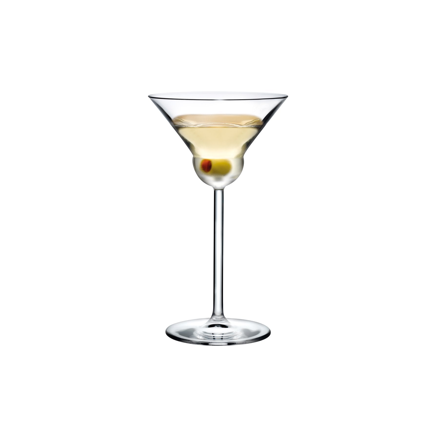 Vintage Martini Glasses - Rounded | Clear Crystal | Set of 2