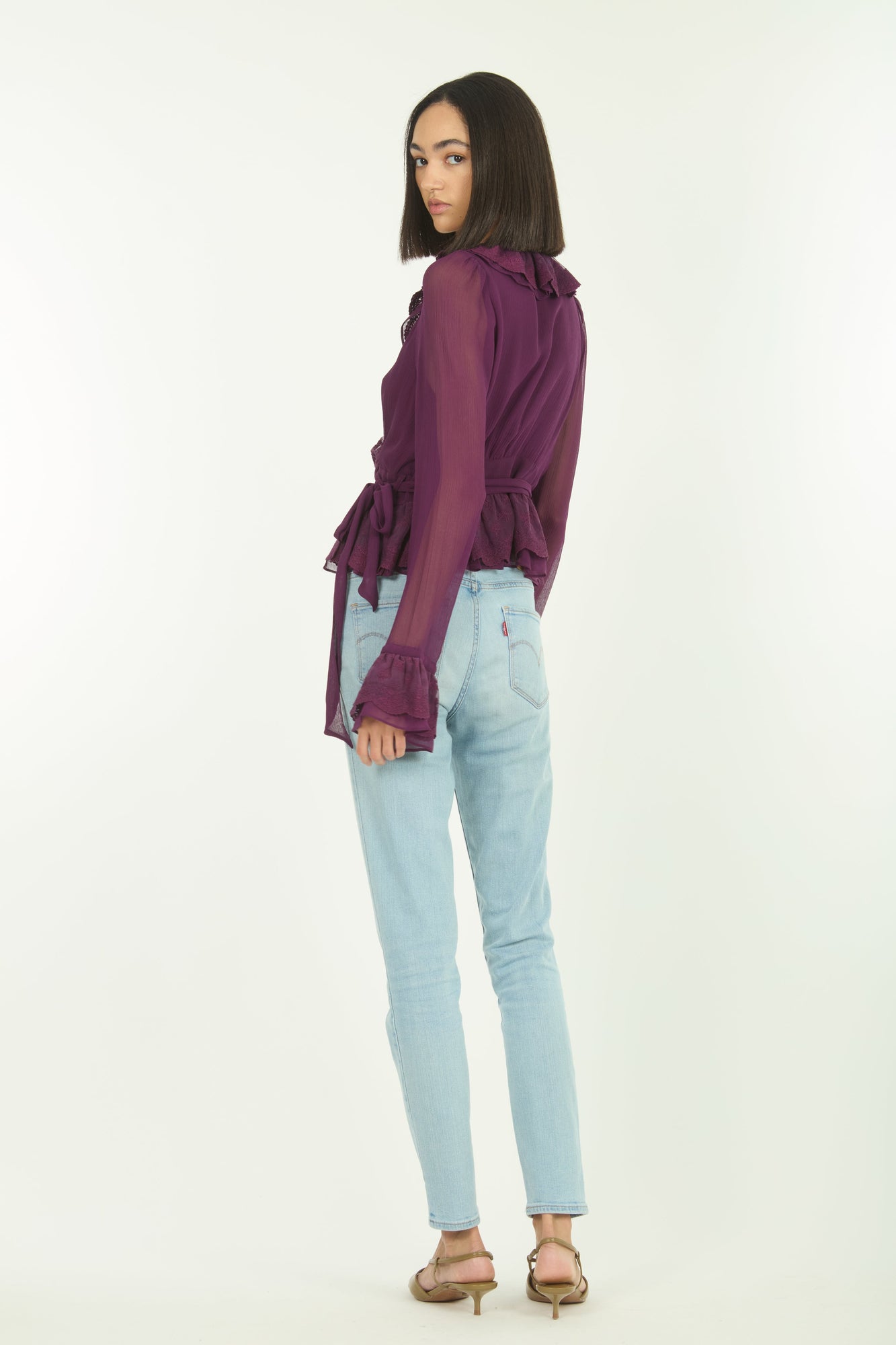 Poet Blouse | Bordeaux