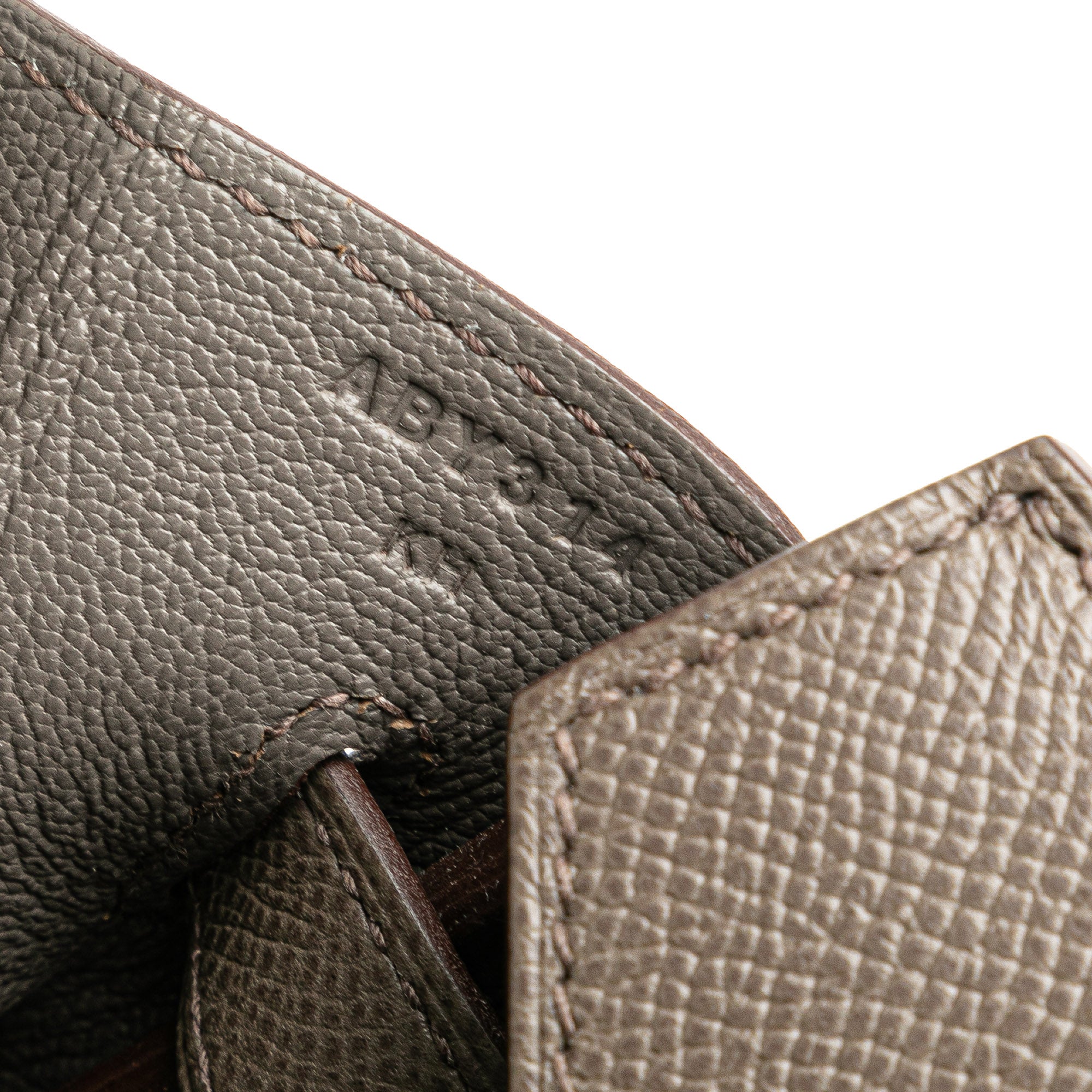 Hermes | Pre-Owned Epsom Birkin Retourne 30 | Brown/Taupe