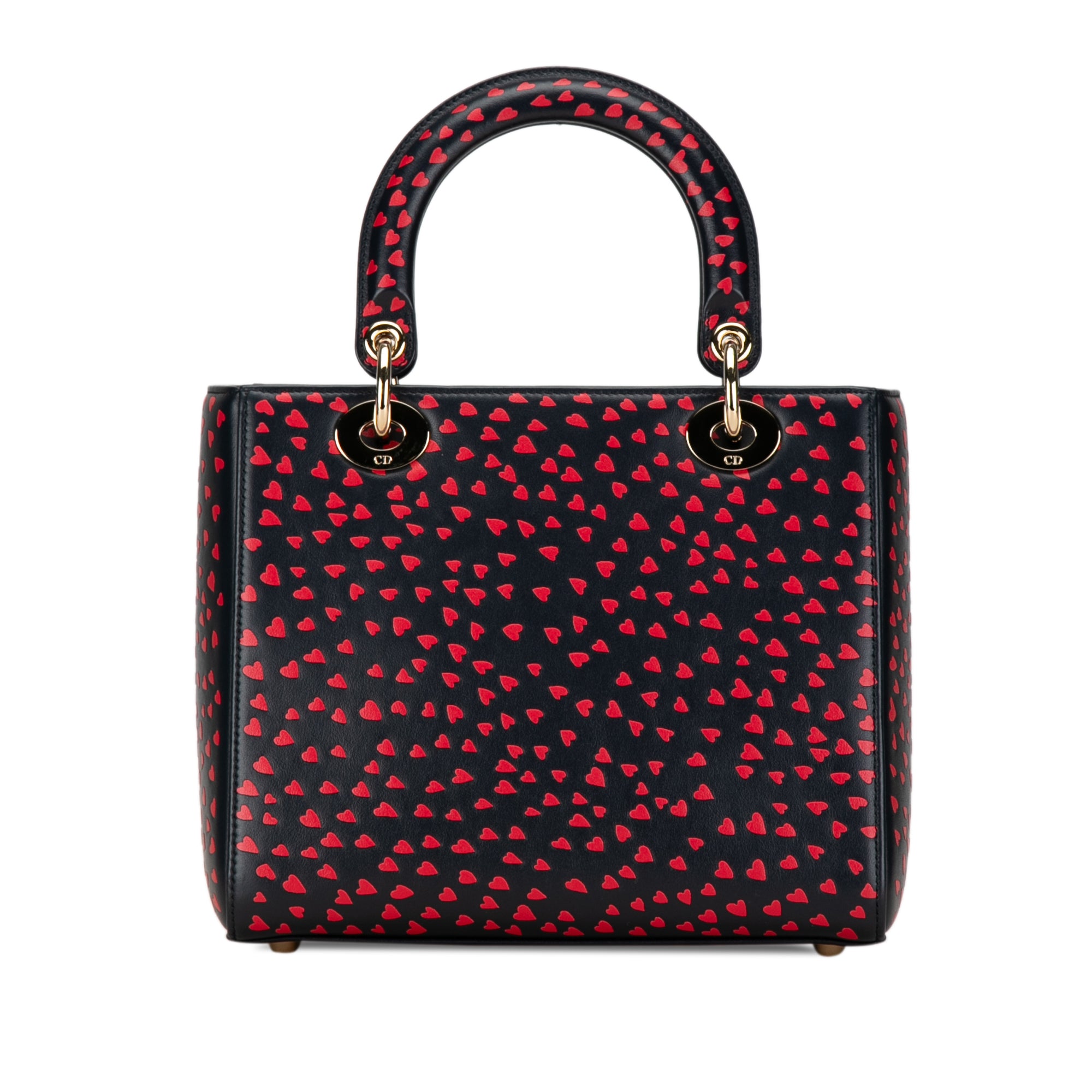 Dior | Pre-Owned Medium Calfskin I Love Paris Lady - II | Blue/Navy