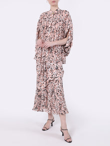 Proenza Schouler | Pink Abstract Print Blouse