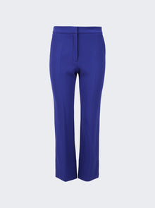 Women | Proenza Schouler | Bi-stretch Crepe Pants Dark Indigo