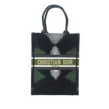 Dior | Pre-Owned Tie Dye Vertical Book Tote | Green/Dark Green
