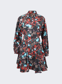 Women | Chufy | Ushi Mini Dress | Long Black