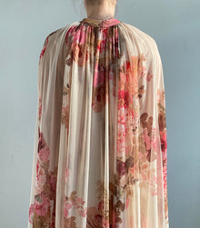 Pleated Maxi Dress | Ivory Mix