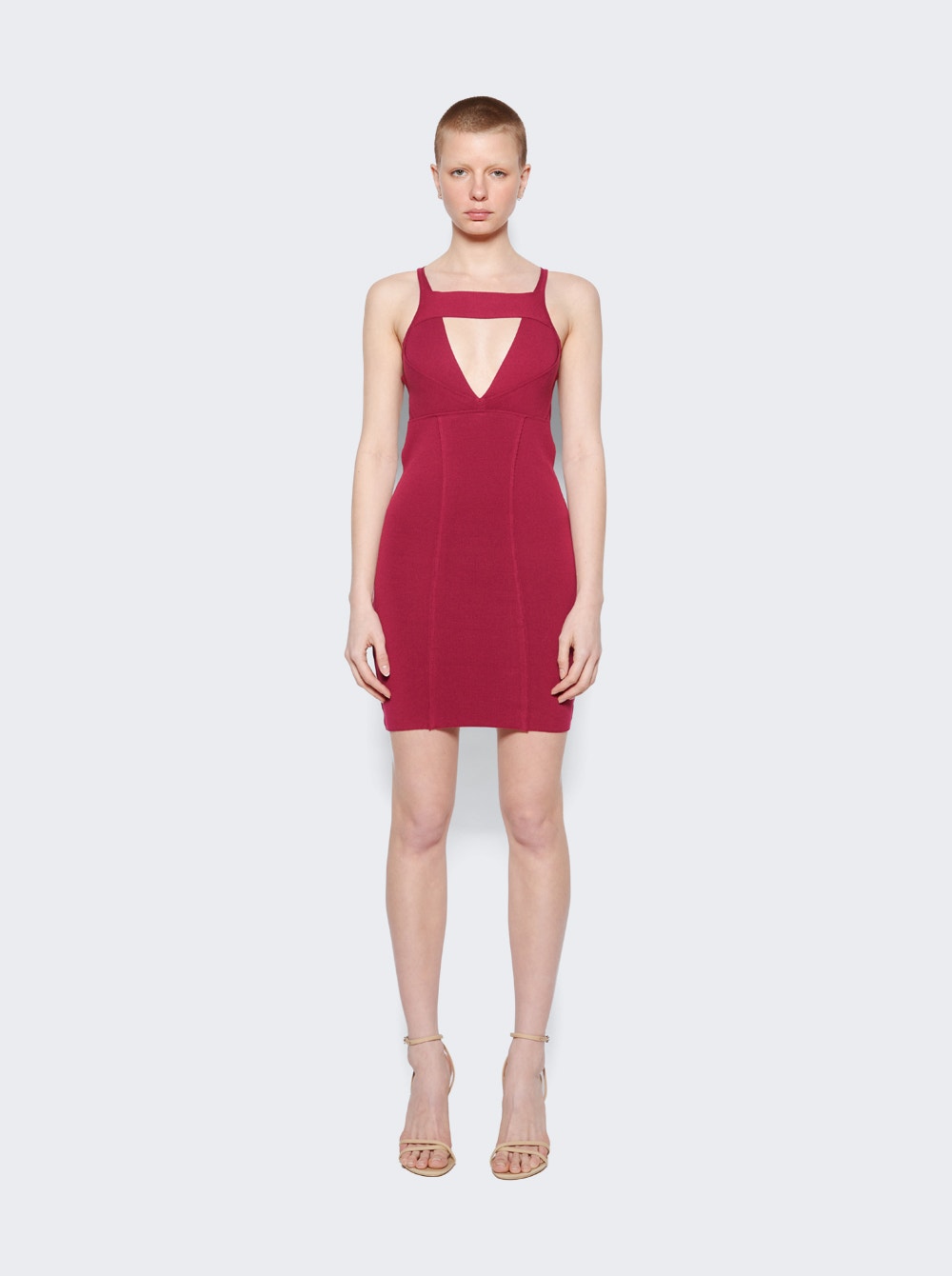 Women | Rick Owens | Sling Mini Dress | Fuchsia