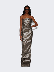 Rick Owens | Bustier Gown Gun Metal | Grey