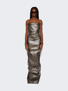 Rick Owens | Bustier Gown Gun Metal | Grey