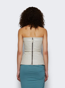 Women | Rick Owens | Denim Bustier Top Dinge | Ivory