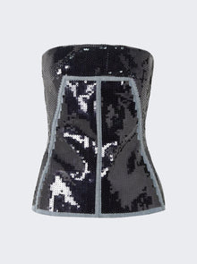 Women | Rick Owens | Embroidered Denim Top
