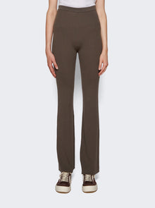 Women | Rick Owens | Knit White Leg Pants | Dust