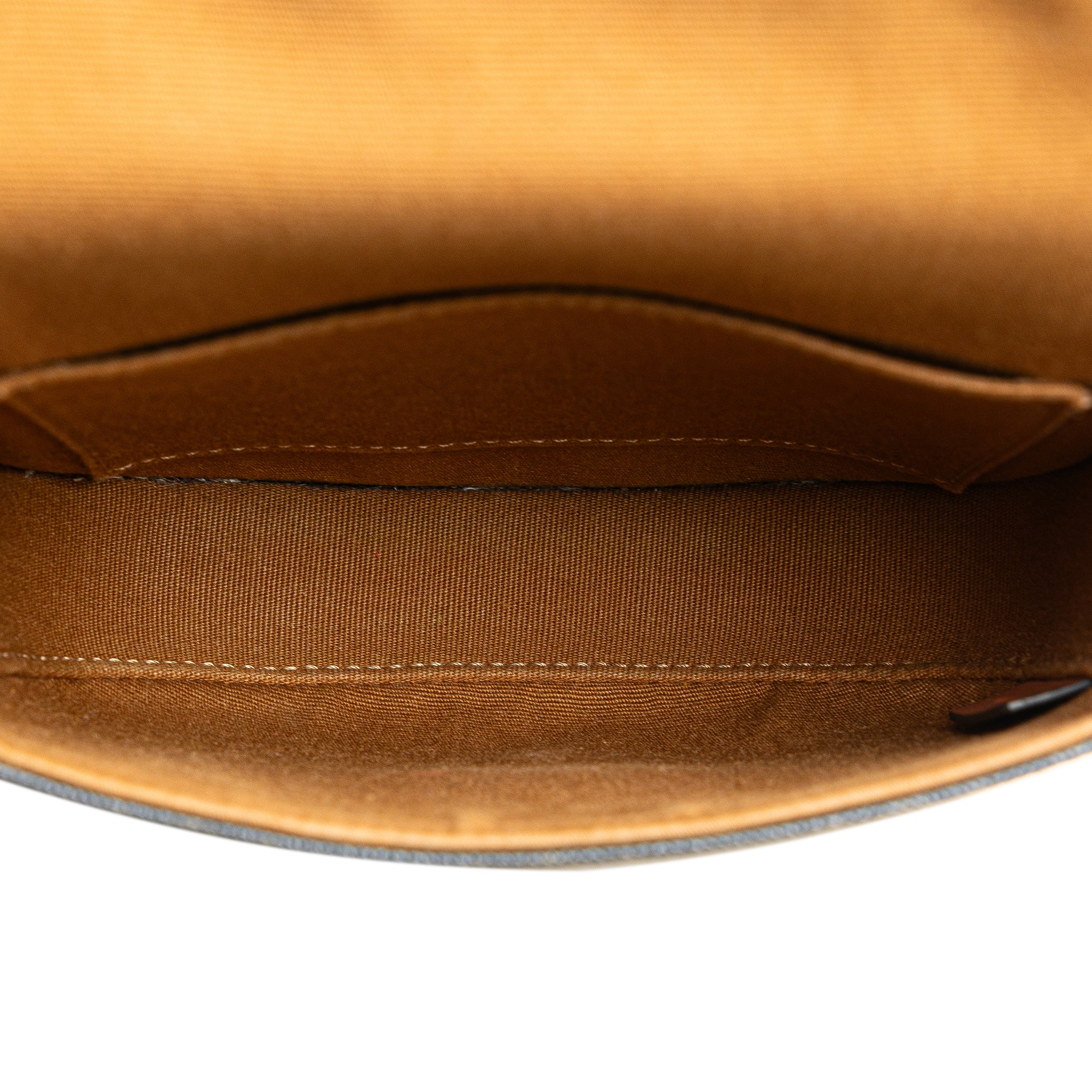 Celine | Pre-Owned Mini Triomphe Coated Canvas Besace Crossbody | Brown